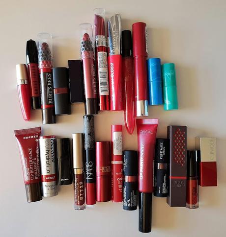 Red lipstick declutter