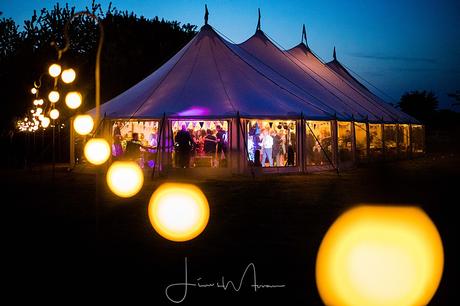 Marquee at night
