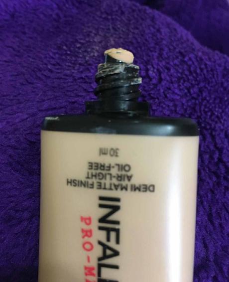 LOREAL INFALLIBLE PRO-MATTE 24HR FOUNDATION REVIEW