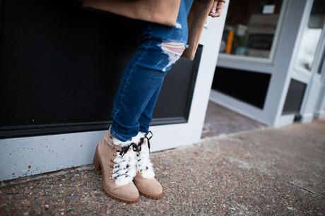 Winter style inspiration with Nine West featuring Iagree Lace up Booties. 