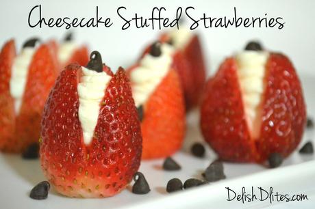 Cheesecake Stuffed Strawberries