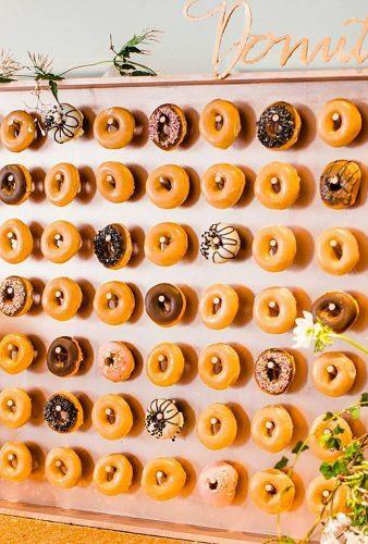 donut wedding decor trend donuts wall amy oboyle