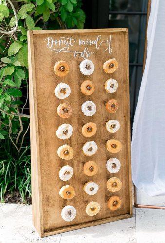 donut wedding decor trend small donut boatd ashleymccormickphotography