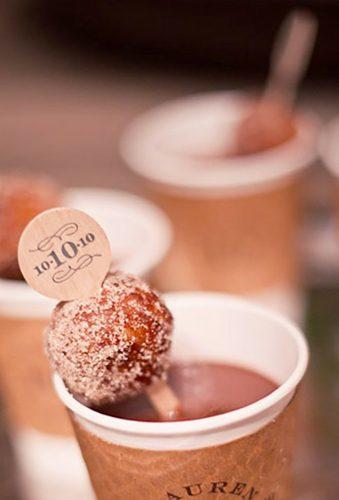 donut wedding decor trend donut and coffe Harwell Photograph