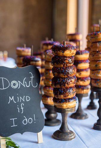donut wedding decor trend donuts display trend federphotography