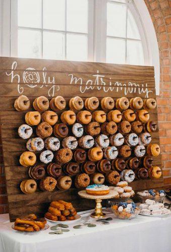 donut wedding decor trend donut board morgancollective