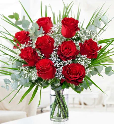 Valentines roses  by Prestige flowers