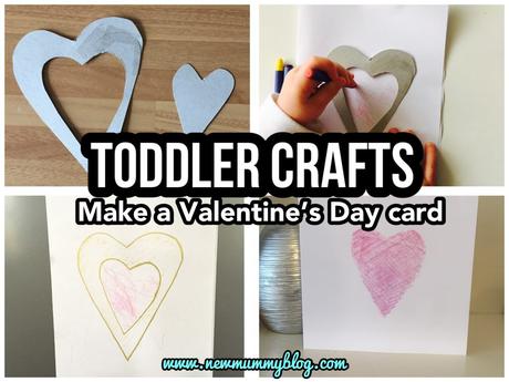 Easy toddler Valentine’s Day card