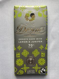 Divine Lemon & Juniper Dark Chocolate Limited Edition