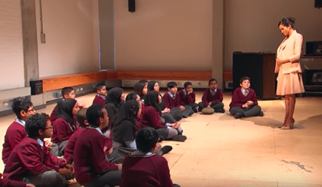 Meghan Markle Glowing In Blush For Her Visit To The Theatre