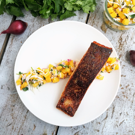 Coconut And Mango Salsa