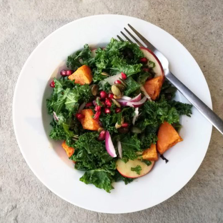 Kale And Sweet Potato Super Salad
