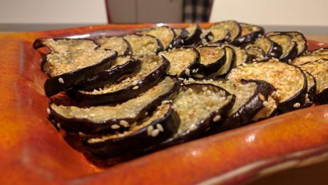 Sesame-Roasted Eggplant Slices