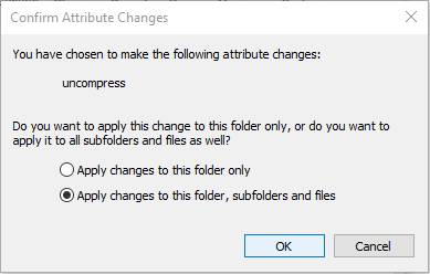 Remove Blue Arrows Icon on Compressed Files and Folders in Windows 10