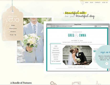 best wedding websites wedding jojo