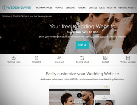 best wedding websites wedding wire
