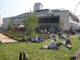 rooftop garden of the Queen Elizabeth Hall