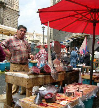 Catania fish market