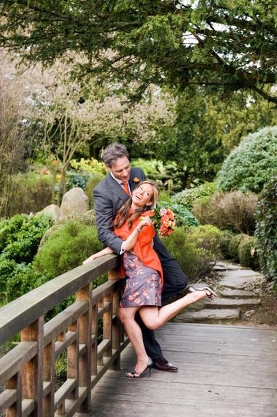 An intimate, colourful and different wedding day