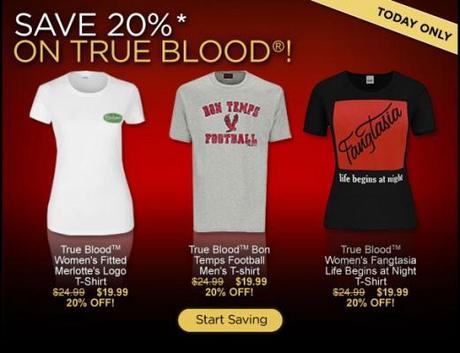 Only Today 20% Discount on True Blood Best Sellers