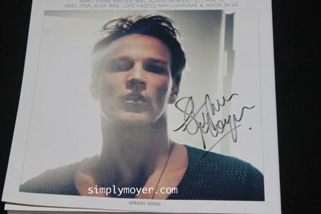 Charity auction of Bullett Magazine signed by Stephen Moyer
