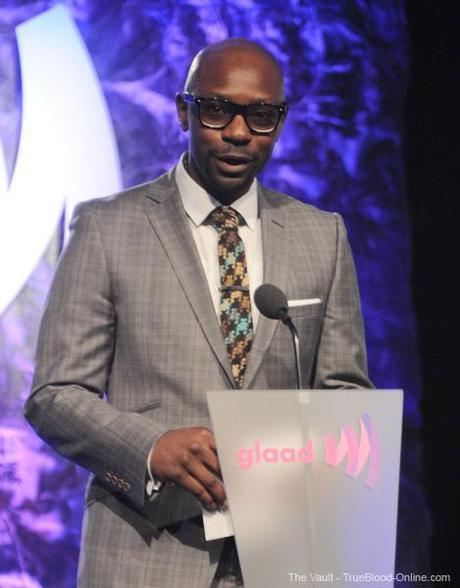 Nelsan Ellis presents at the GLAAD Media Awards