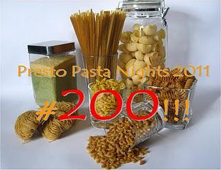 Simooo's pasta with tapenade - Presto pasta night #200!!!