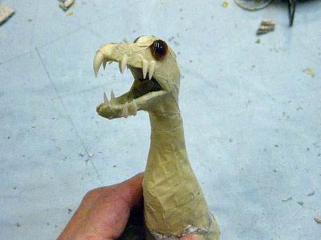 New Paper Mache Baby Dragon