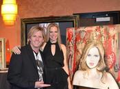 Eric Waugh’s Painting Kristin Bauer Straten Charity!