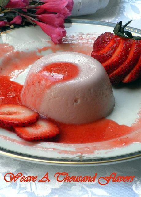 Gelatin-free Strawberry & Lemon Panna Cotta - 01