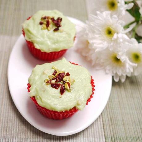 Cranberry Pistachio Cupcakes