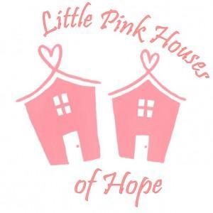 logo for littlt pink houses of hope beach house retreats