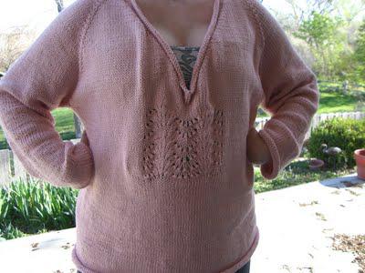 Top Down Summer V Neck Sweater #2
