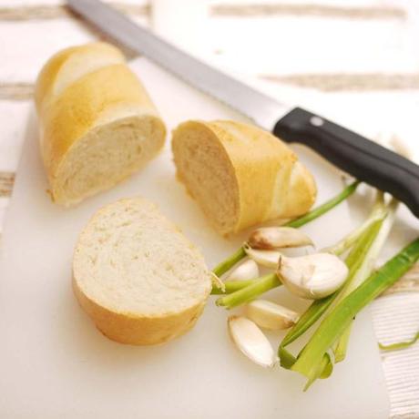 Baguette and Mushroom Crostini