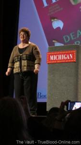 Meeting Charlaine Harris in Ann Arbor at Dead Reckoning book signing