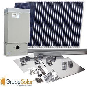 Grape Solar Offers 4 Photovoltaic Systems Through Costco