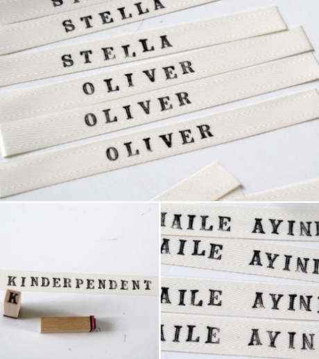 handmade labels ..tutorial