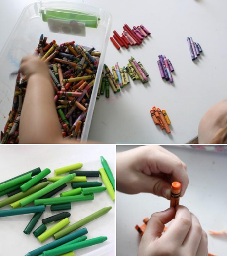 recycled crayons ..tutorial