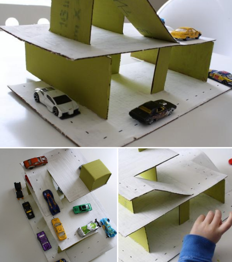 cardboard parking deck ..tutorial