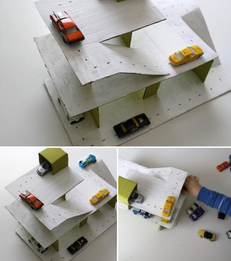 cardboard parking deck ..tutorial