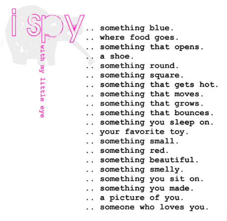 i spy ..a kid's game