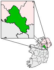 Map of Carrickmacross, Ireland