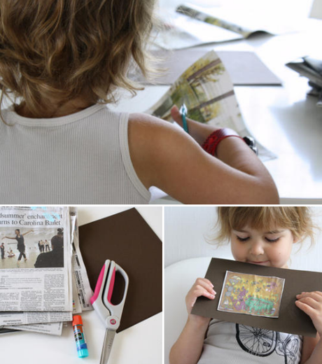 newspaper story starters ..kid art