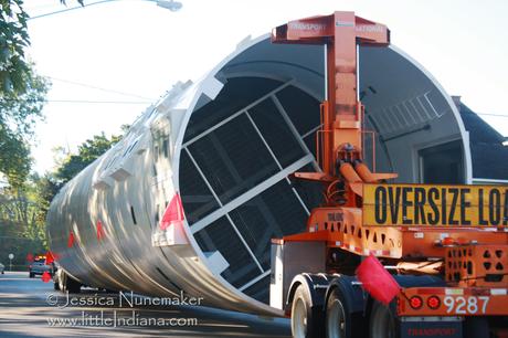 Indiana Wind Farms: This is One of Four Sections that Compose a Wind Turbine