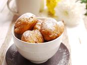 Vanilla Ricotta Fritters with Lemon Curd