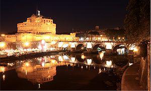 Castel Sant'Angelo and Ponte Sant'Angelo in Ro...