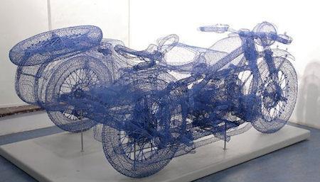 The Steel Wire Sculptures Of Shi Jindian