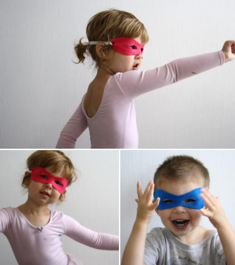 no-sew superhero mask ..tutorial