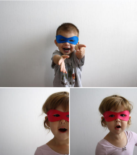 no-sew superhero mask ..tutorial