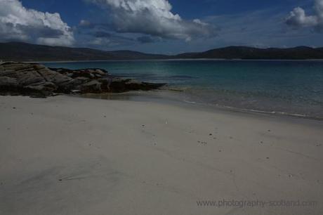 Image- one of many unspoilt beaches on Taransay, Scotland